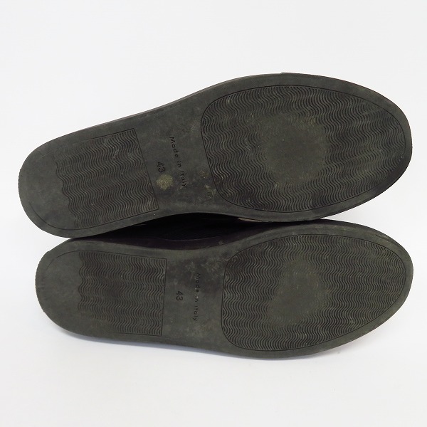 実際に弊社で買取させて頂いたANN DEMEULEMEESTER/アンドゥムルメステール スリッポン ブラック/43の画像 2枚目