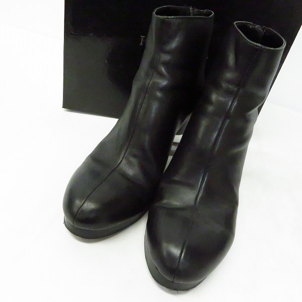 実際に弊社で買取させて頂いたHYSTERICS/ヒステリックス 牛革 レザー CLEAR HEEL/クリアヒールブーツ/25