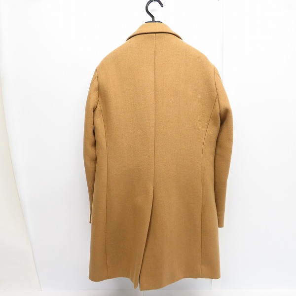 実際に弊社で買取させて頂いたEDIFICE/エディフィス メルトンウールコート ベージュ/48の画像 1枚目