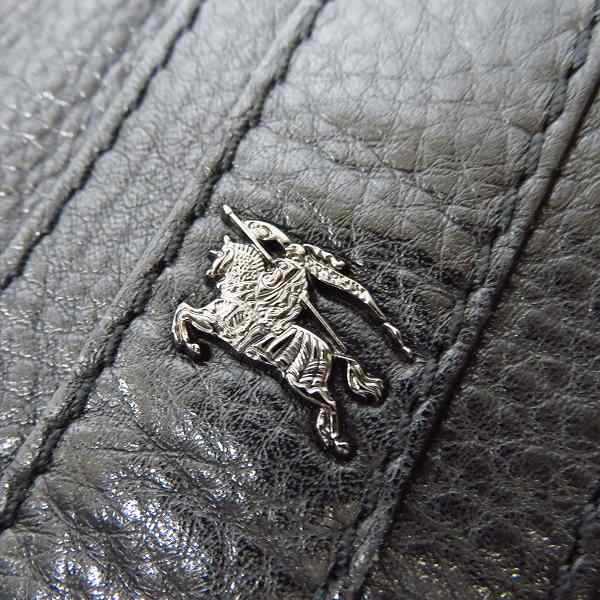 実際に弊社で買取させて頂いたBURBERRY/バーバリー オールレザー ショルダーバッグの画像 5枚目