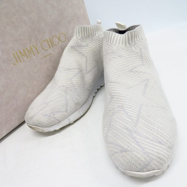 実際に弊社で買取させて頂いたJIMMY CHOO/ジミーチュウ NORWAY/M KNIT ニットスニーカー/41