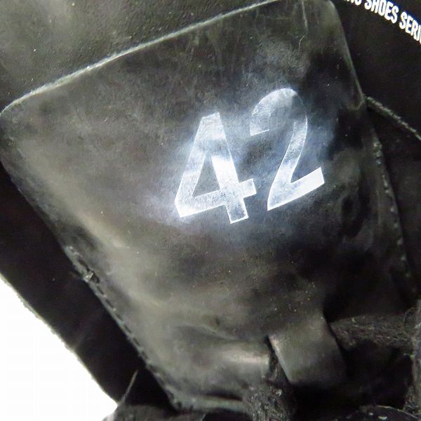 実際に弊社で買取させて頂いたDIESEL/ディーゼル サイドジップ レースアップブーツ D-THROUPER DBB Z Y02075 PR030/42の画像 5枚目