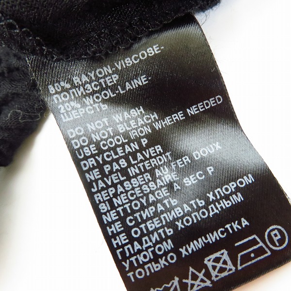 実際に弊社で買取させて頂いたANN DEMEULEMEESTER/アンドゥムルメステール ノーカラー ギャザーデザイン ブラウス/38の画像 3枚目