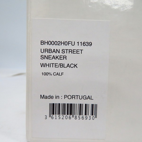 実際に弊社で買取させて頂いたGIVENCHY/ジバンシィ ロゴバンド レザー ローカットスニーカー BH0002H0FU-116/39の画像 7枚目