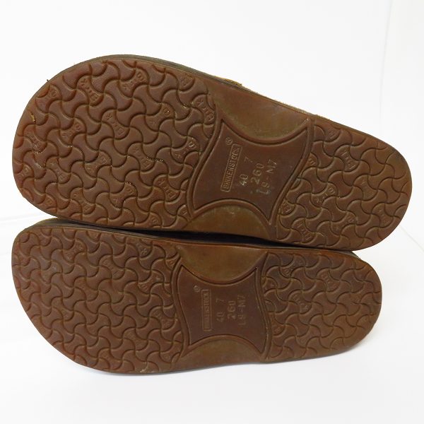 実際に弊社で買取させて頂いたBIRKENSTOCK FOOT PRINTS/ビルケンシュトック バンクーバー レザー シューズ/40の画像 2枚目