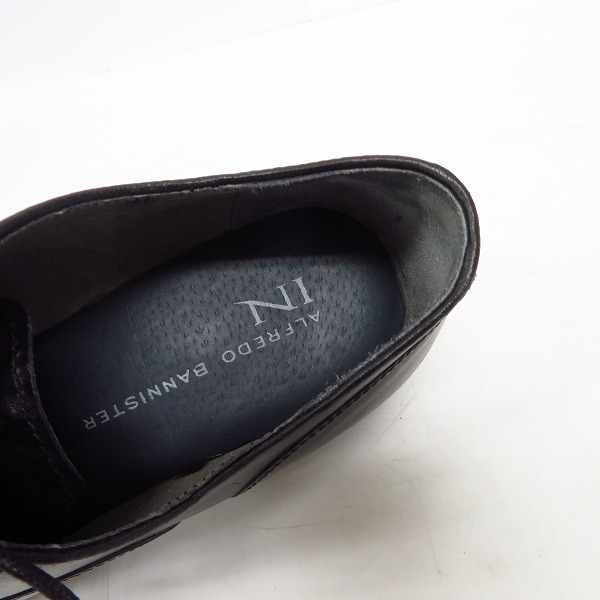 実際に弊社で買取させて頂いたalfredoBANNISTER/アルフレッドバニスター  ストレートチップ レザー シューズ/42の画像 4枚目