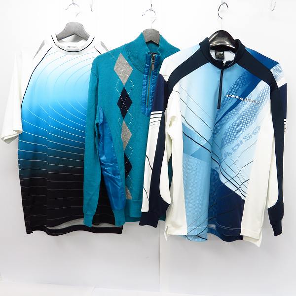 実際に弊社で買取させて頂いたアディダス/ルコックスポルティフ 等 ゴルフ ロンT/インナーウェア M-Lサイズ 7点セットの画像 2枚目