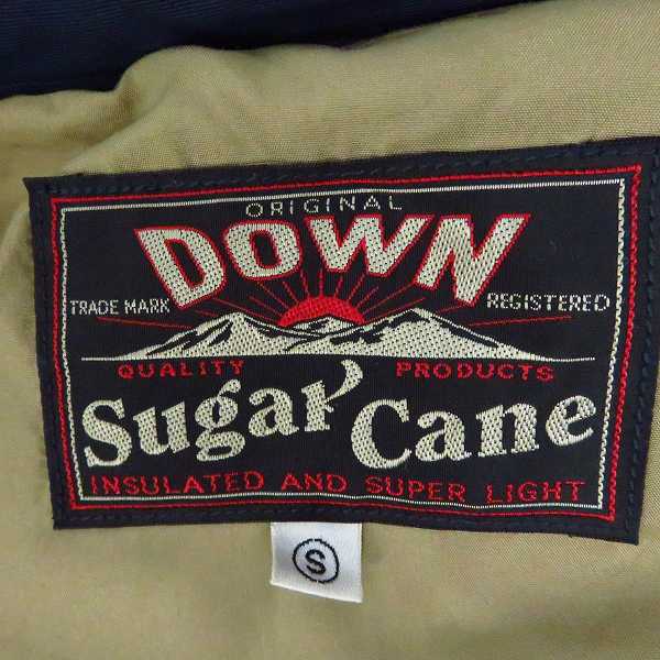 実際に弊社で買取させて頂いたSUGAR CANE/シュガーケーン ヨークレザー 切替 ダウンベスト SC12340/Sの画像 2枚目