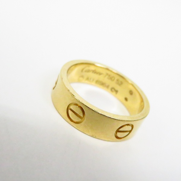 実際に弊社で買取させて頂いたCartier/カルティエ ラブリング イエローゴールド/YG 750/11.5号