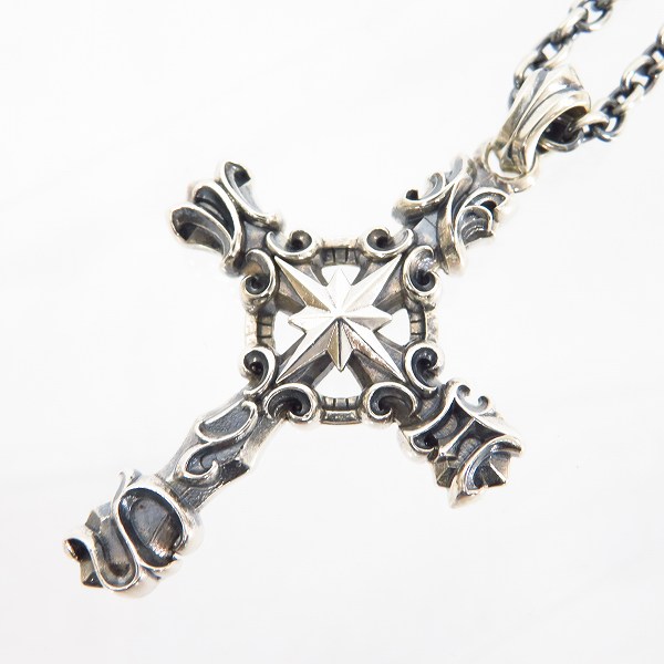 実際に弊社で買取させて頂いたDEALDESIGN/ディールデザイン コンパスローズ クロス ネックレス