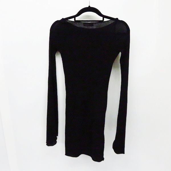 実際に弊社で買取させて頂いたIFSIXWASNINE/イフシックスワズナイン ブラック ロングスリーブ カットソー LSB 318MSC/1の画像 1枚目