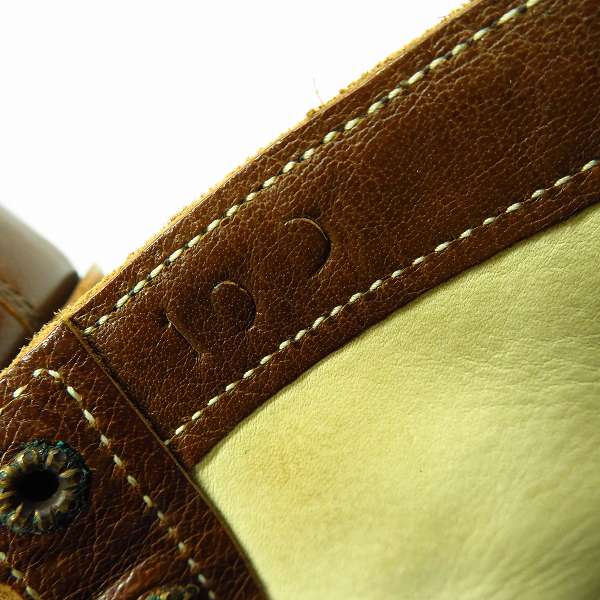 実際に弊社で買取させて頂いたWHITE'S BOOTS/ホワイツブーツ SEMI-DRESS/セミドレス レースアップレザーブーツ Size：10Dの画像 5枚目