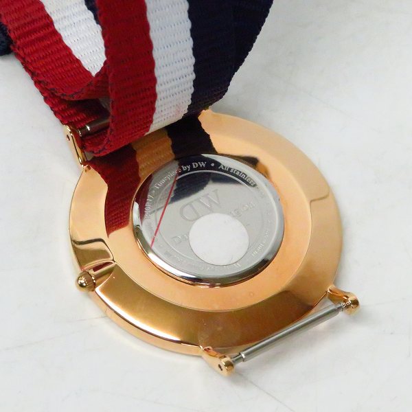 実際に弊社で買取させて頂いた【保証期間内】Daniel Wellington/DW/ダニエルウェリントン アナログ クォーツ/腕時計 トリコロールの画像 3枚目