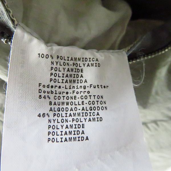 実際に弊社で買取させて頂いたEMPORIO ARMANI/エンポリオアルマーニ JOHNNY LINE ナイロンジャケット Size：50の画像 5枚目