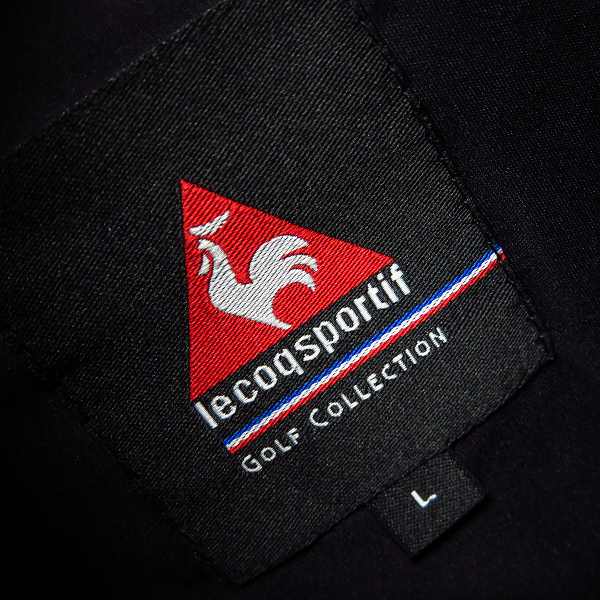 実際に弊社で買取させて頂いた【未使用】Le coq sportif/ルコック 撥水・ストレッチ フルジップダウンブルゾン ゴルフウェア QG6306 ブラック/Lの画像 2枚目