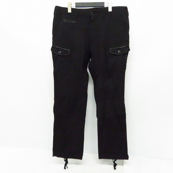 実際に弊社で買取させて頂いたBackChannel/バックチャンネル  ウールパンツ ブラック/L