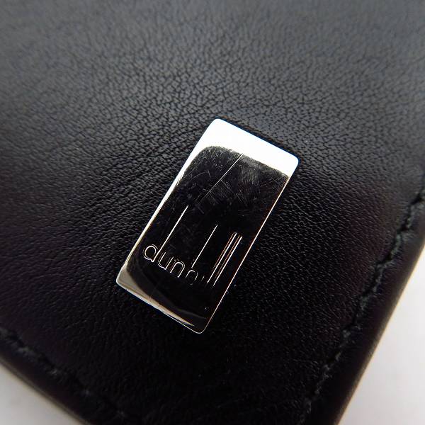 実際に弊社で買取させて頂いたdunhill/ダンヒル SIDECAR/サイドカー  レザー 二つ折り 長財布 QD1010Aの画像 6枚目