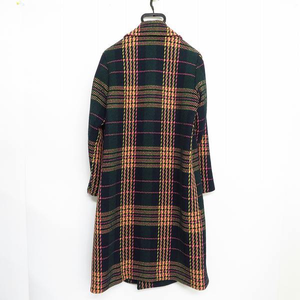 実際に弊社で買取させて頂いたHYSTERICS/ヒステリックス チェック ロングチェスターコート 05193AC02/FREEの画像 1枚目