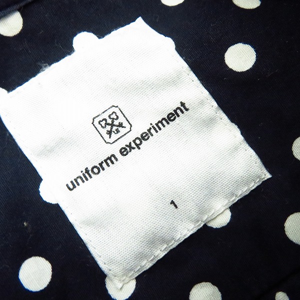 UE/ユニフォームエクスペリメント DOT BROAD MULTI MIX B.D SHIRT  