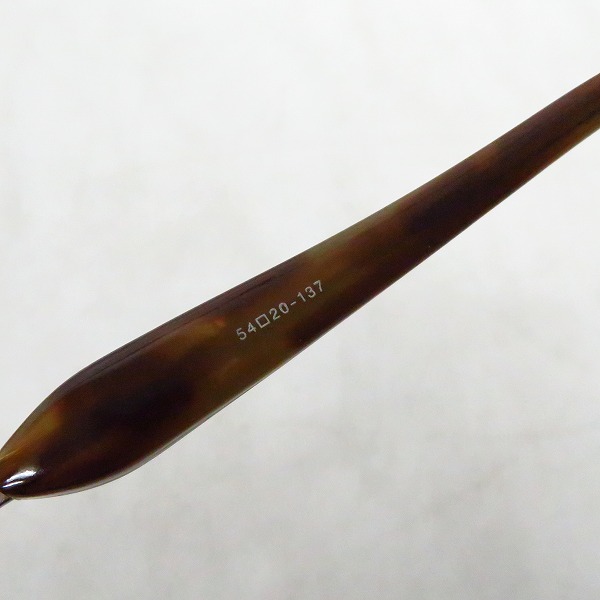 実際に弊社で買取させて頂いたless than human/レスザンヒューマン okaode メガネフレーム/度入りの画像 4枚目