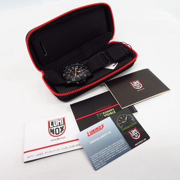 実際に弊社で買取させて頂いたLUMINOX/ルミノックス ANU 4220シリーズ ネイビーシールズ クォーツ/ref.4221.CW NATOストラップの画像 4枚目