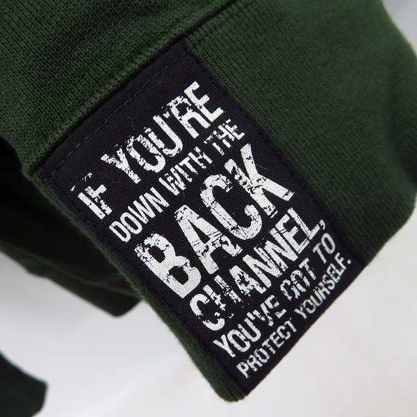 実際に弊社で買取させて頂いたBackChannel/バックチャンネル 胸刺繍ワンポイントロゴ クルーネック スウェット/Lの画像 2枚目