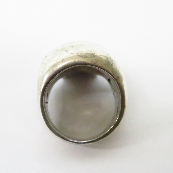 実際に弊社で買取させて頂いたCRAZY PIG/クレイジーピッグ LARGE EVIL SKULL ラージ エビル スカルリング/17号の画像 5枚目