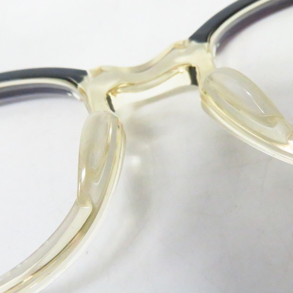 実際に弊社で買取させて頂いた白山眼鏡店/ハクサンガンキョウテン 眼鏡/メガネフレーム/アイウェア バイカラーの画像 2枚目
