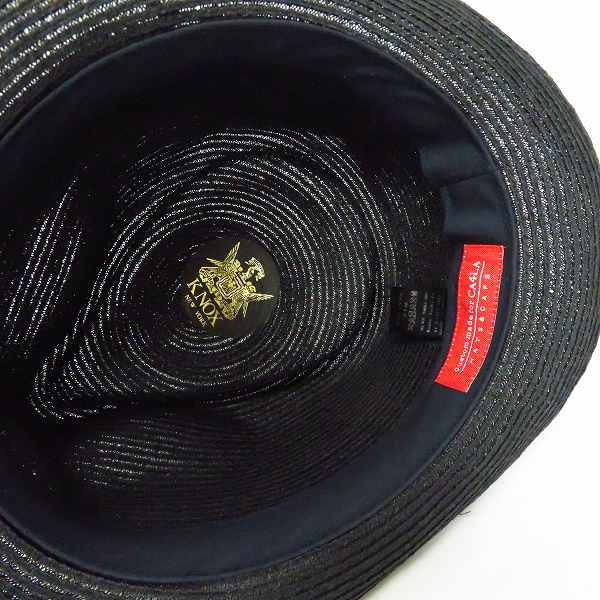 実際に弊社で買取させて頂いたCA4LA/カシラ KNOX NEWYORK リネンハット/61cmの画像 4枚目