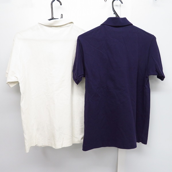 実際に弊社で買取させて頂いたLACOSTE/ラコステ ポロシャツ 半袖 コットン/3 2点セットの画像 1枚目