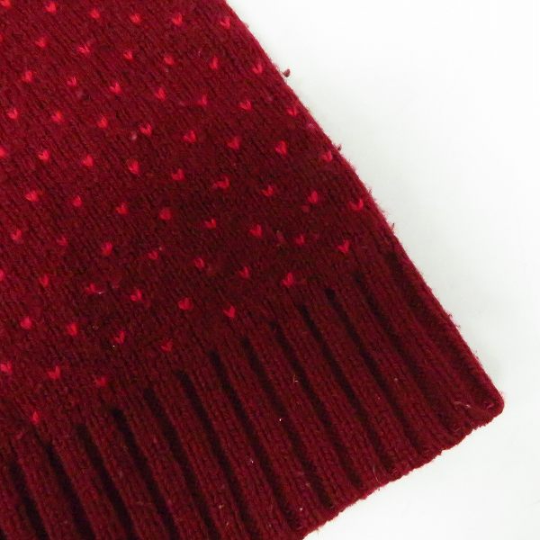 実際に弊社で買取させて頂いたLACOSTE/ラコステ ワンポイントウールケーブルニット/総柄ニット/ジップアップパーカー/3/3点セットの画像 6枚目