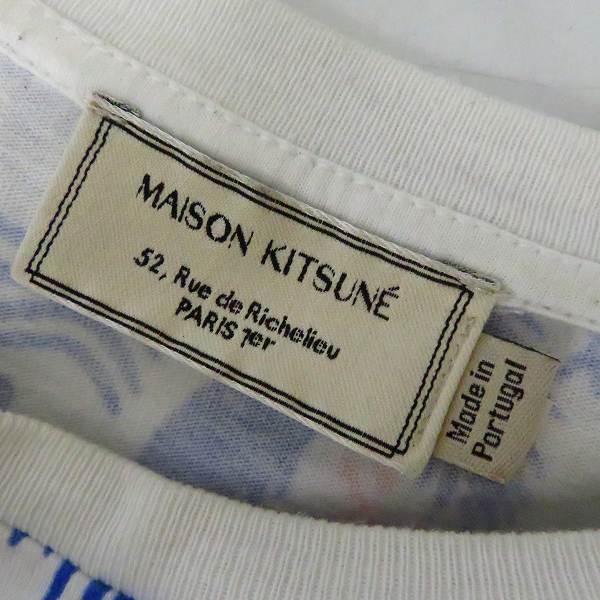 実際に弊社で買取させて頂いたMAISON KITSUNE/メゾンキツネ 総柄/プリント等Tシャツ/カットソー /5点セットの画像 2枚目