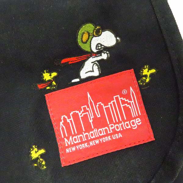 実際に弊社で買取させて頂いたManhattan Portage/マンハッタンポーテージxPEANUTS 65周年コラボ メッセンジャーバッグの画像 5枚目