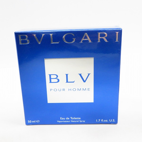 実際に弊社で買取させて頂いた【観賞用】BVLGARI/ブルガリ ブルー プールオム オードトワレ 100ml/50ml 3点セットの画像 3枚目