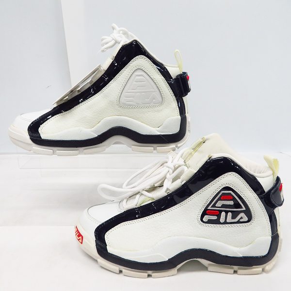 実際に弊社で買取させて頂いた【観賞用】FILA/フィラ GRANT HILL MID/グランドヒル バッシュ スニーカー FS6CB1101/US7の画像 3枚目