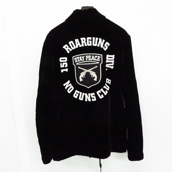 実際に弊社で買取させて頂いたroarguns/ロアーガンズ K's別注 ベルベット コーチジャケット ブラック 18FGB-02KS/2の画像 1枚目