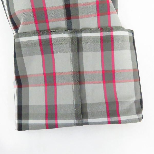 実際に弊社で買取させて頂いた【未使用】kappa/カッパ ゴルフ グレー系チェック柄ロングパンツ KG312PA22/79の画像 7枚目