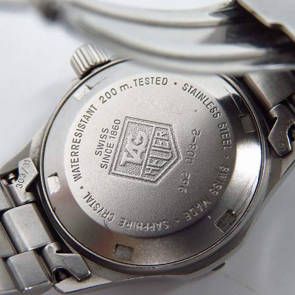 実際に弊社で買取させて頂いたTAG HEUER/タグホイヤー プロフェッショナル 腕時計 962.008-2の画像 3枚目
