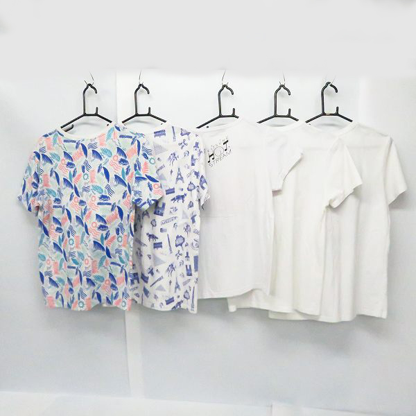 実際に弊社で買取させて頂いたMAISON KITSUNE/メゾンキツネ 総柄/プリント等Tシャツ/カットソー /5点セットの画像 1枚目