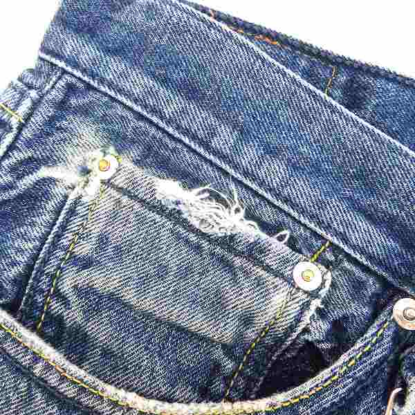 実際に弊社で買取させて頂いたLevi's/リーバイス 360M Fenom/フェノム FRAGMENT DESIGN/フラグメントデザイン デニムパンツ FM207-0046/36の画像 5枚目