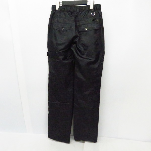 実際に弊社で買取させて頂いた【未使用】kappa/カッパ ゴルフ クロコジャガード中綿パンツ ブラック KG452PA26/Mの画像 1枚目