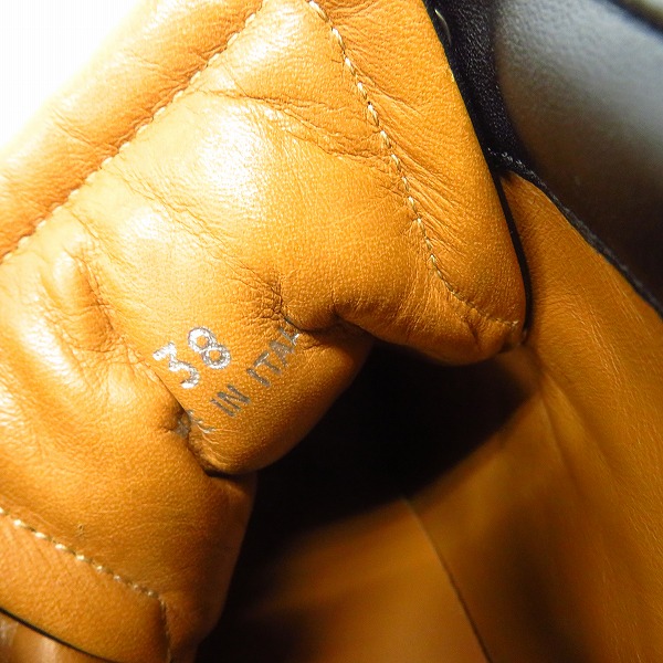 実際に弊社で買取させて頂いたJIMMY CHOO/ジミーチュウ スタースタッズ ハイカット レザー スニーカー/38の画像 5枚目