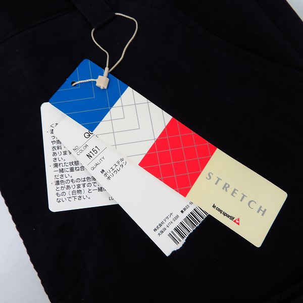 実際に弊社で買取させて頂いた【未使用】le coq sportif/ルコックスポルティフ ゴルフ ストレッチ コーデュロイパンツ QG8344/76の画像 7枚目