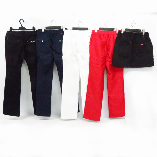 実際に弊社で買取させて頂いた【未使用】Kappa/カッパ  レディース ゴルフウエア DIGENITE THRMO/smartec スカート/パンツ 9/M ボトムス 5点セットの画像 1枚目