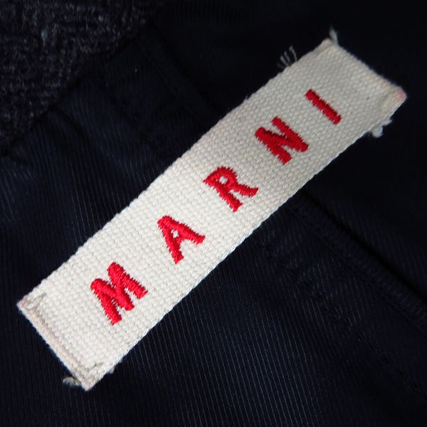 実際に弊社で買取させて頂いたMARNI/マルニ  ステンカラー ウール コート/44の画像 3枚目
