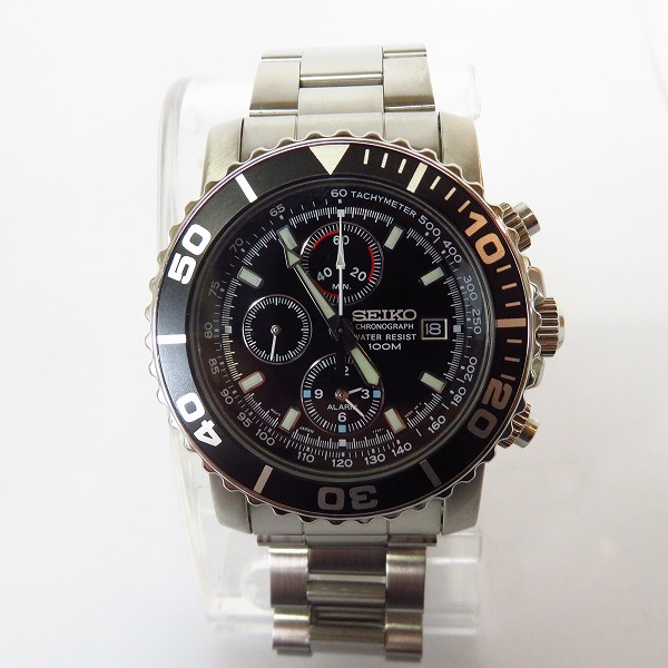 SEIKO/セイコー クロノグラフ 腕時計 7T62-0CV0【動作未確認】の買取 