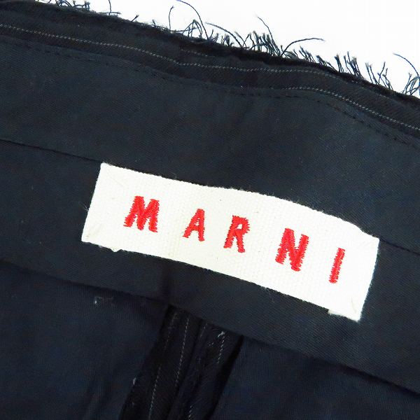 実際に弊社で買取させて頂いたMARNI/マルニ ストライプ スラックスパンツ/44の画像 3枚目