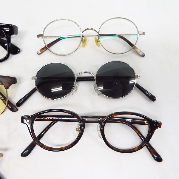 実際に弊社で買取させて頂いた【おまとめ/6点】HARE/ハレ FILA/フィラ他 眼鏡/メガネ/サングラスの画像 1枚目