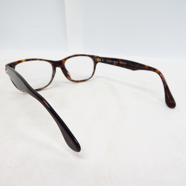 実際に弊社で買取させて頂いたGIORGIO ARMANI/ジョルジオアルマーニ イタリア製 鼈甲柄 メガネフレーム 832 063の画像 1枚目