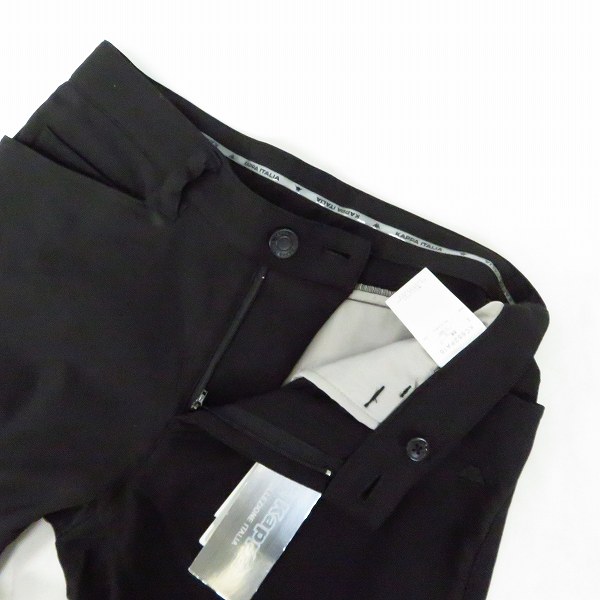 実際に弊社で買取させて頂いた【未使用】Kappa/カッパ ゴルフ ストレッチ裏起毛 防風ロングパンツ ブラック KC652PA15/Sの画像 2枚目